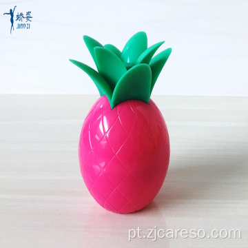 Frasco de creme de abacaxi em forma de fruta para crianças
